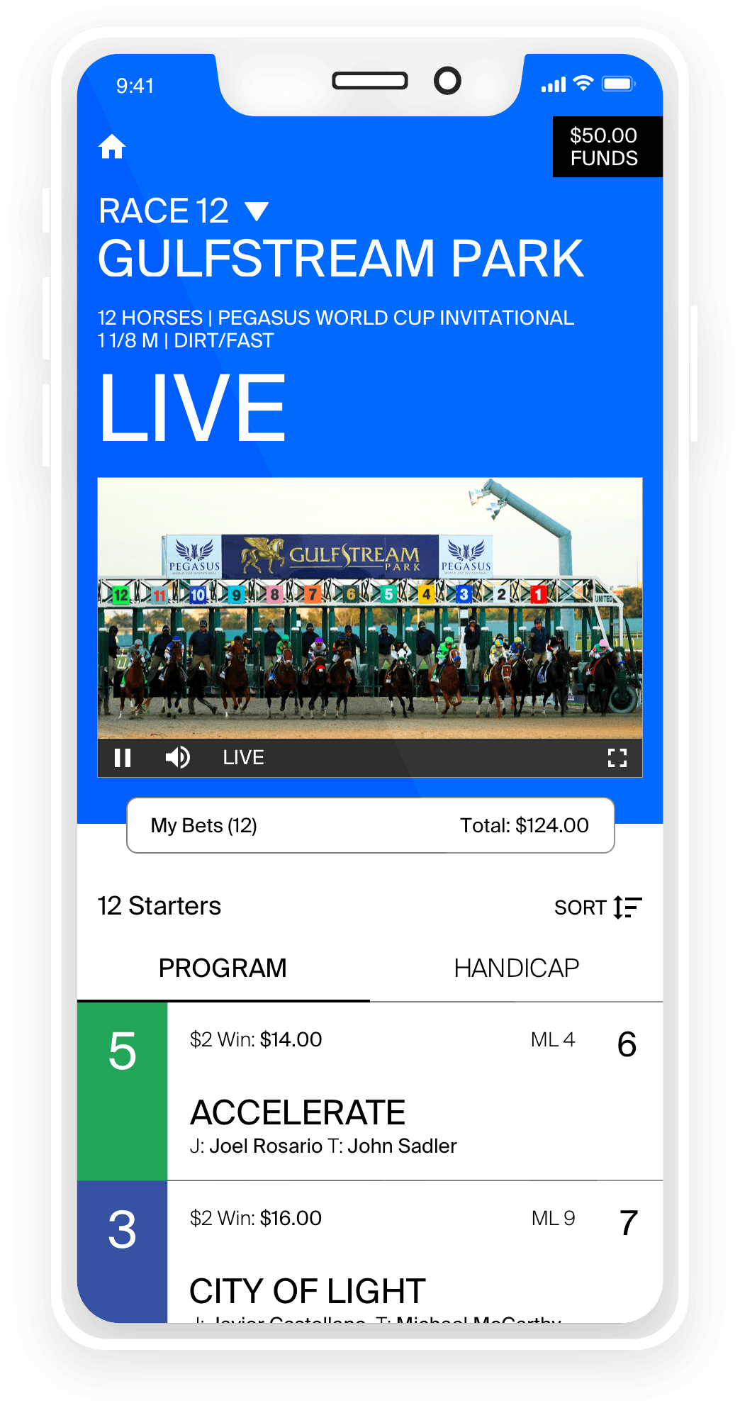 Phone Gulfstream Live